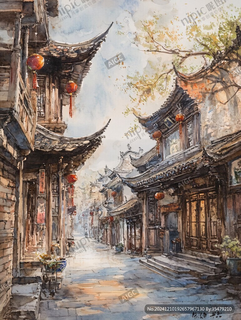 南后街水彩