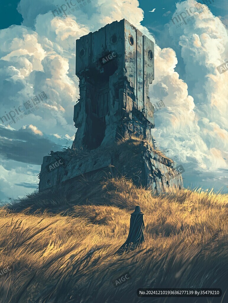 聆風塔插畫