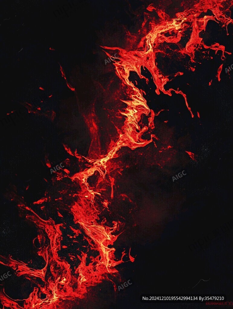 火紅色壁紙