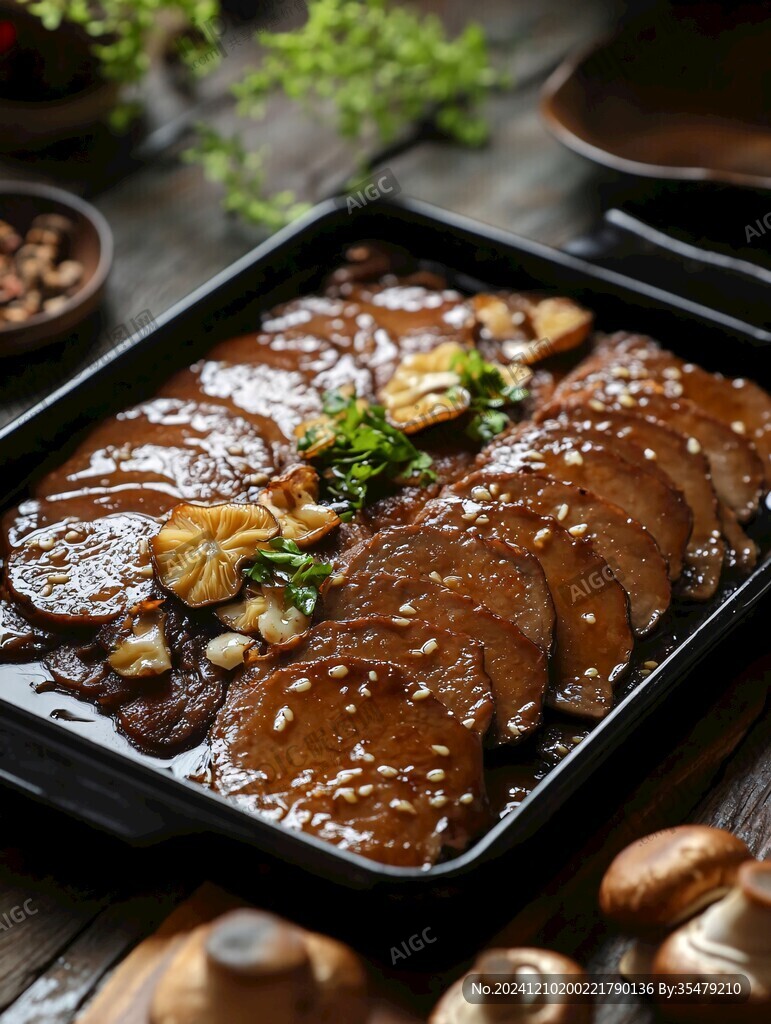 鐵板鮑菇