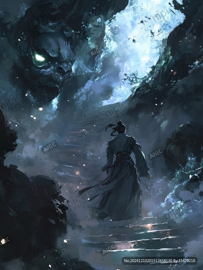 玄幻題材插畫