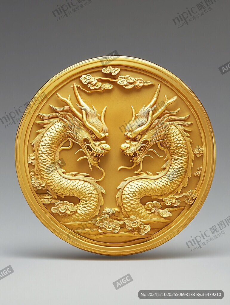 龍紋金幣