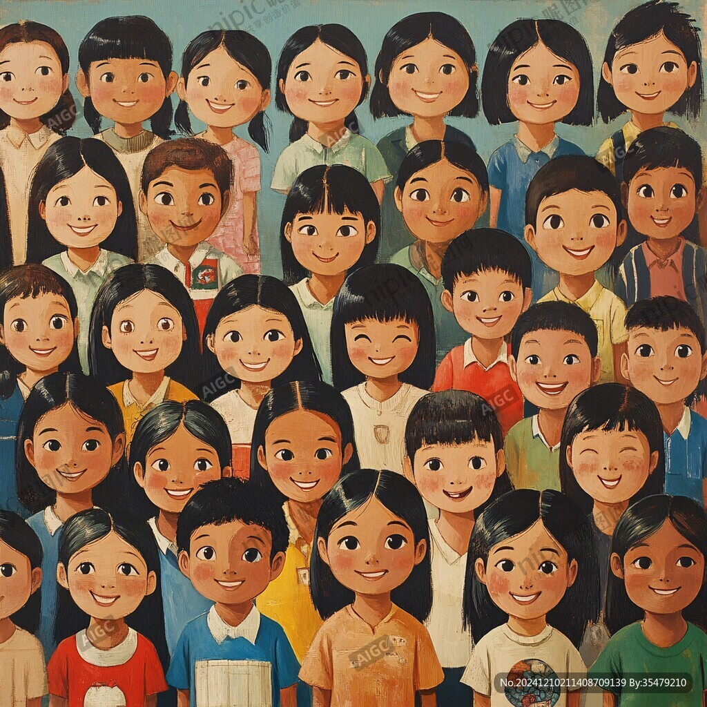 畢業照插畫