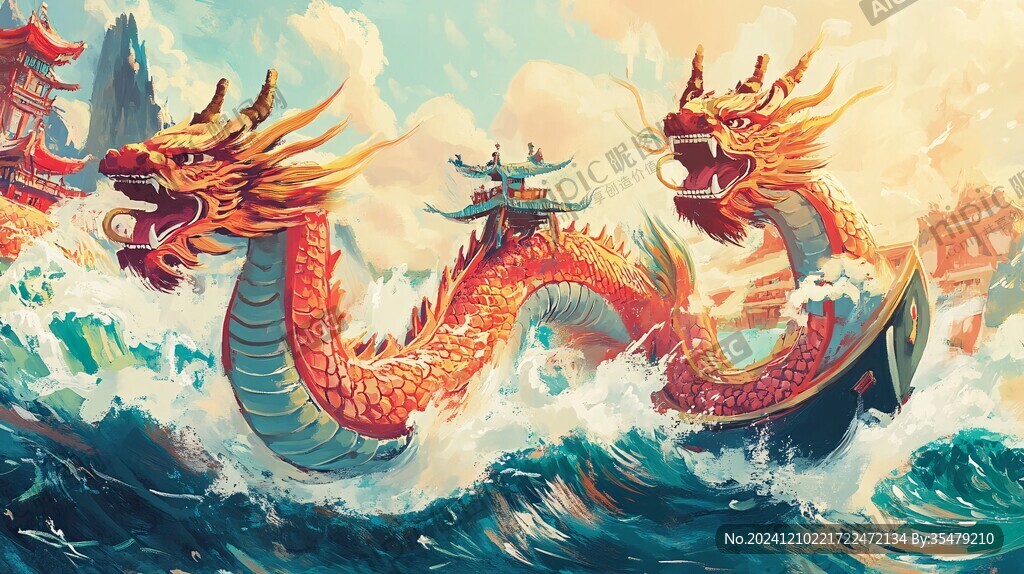 龍年文創(chuàng)插畫