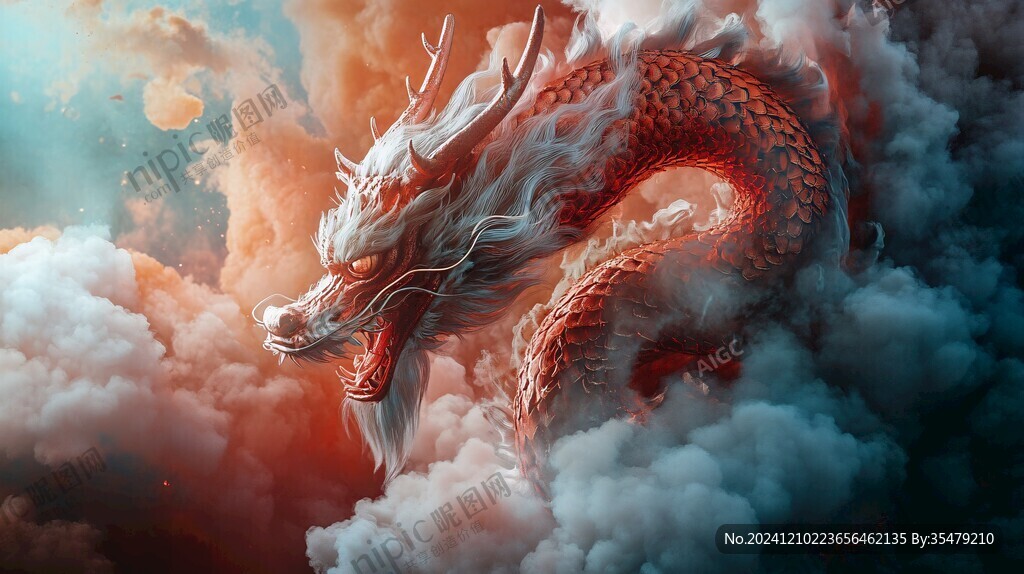 高清唯美雙龍戲珠
