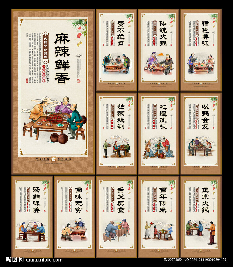 火鍋店展板