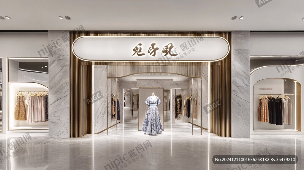現(xiàn)代服裝店門頭