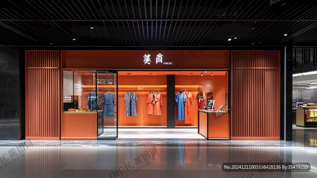 現(xiàn)代服裝店門頭