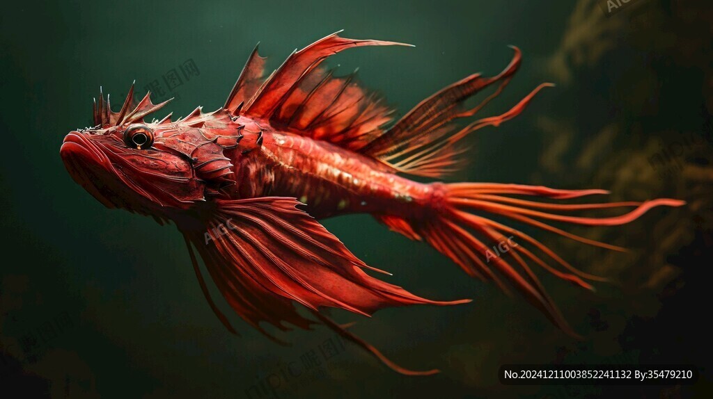 火焰魚手繪