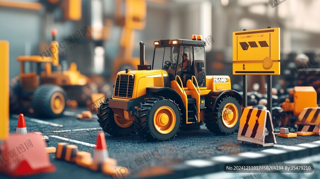 鏟車模型