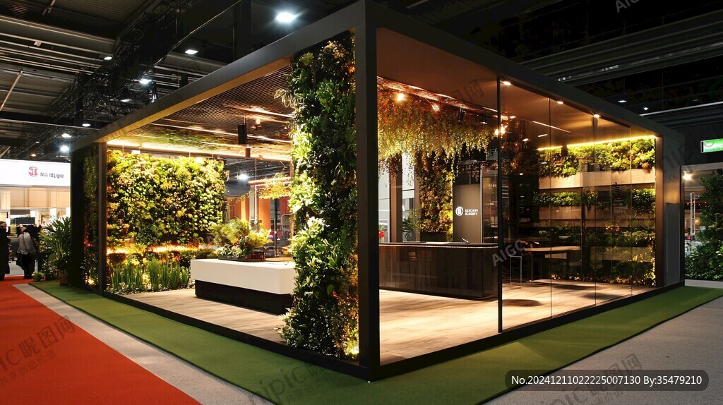 綠植裝飾展臺