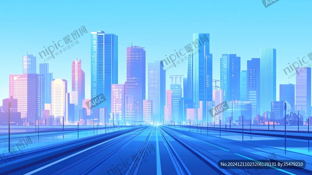 高鐵城市背景