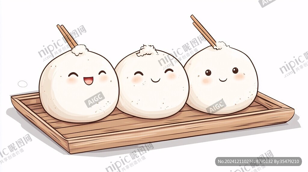 生煎包插畫