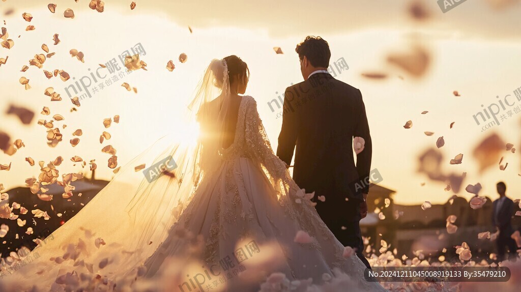 晚霞落日婚禮