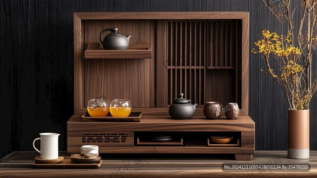 茶柜裝飾