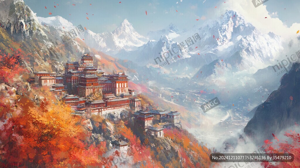 尼泊爾插畫