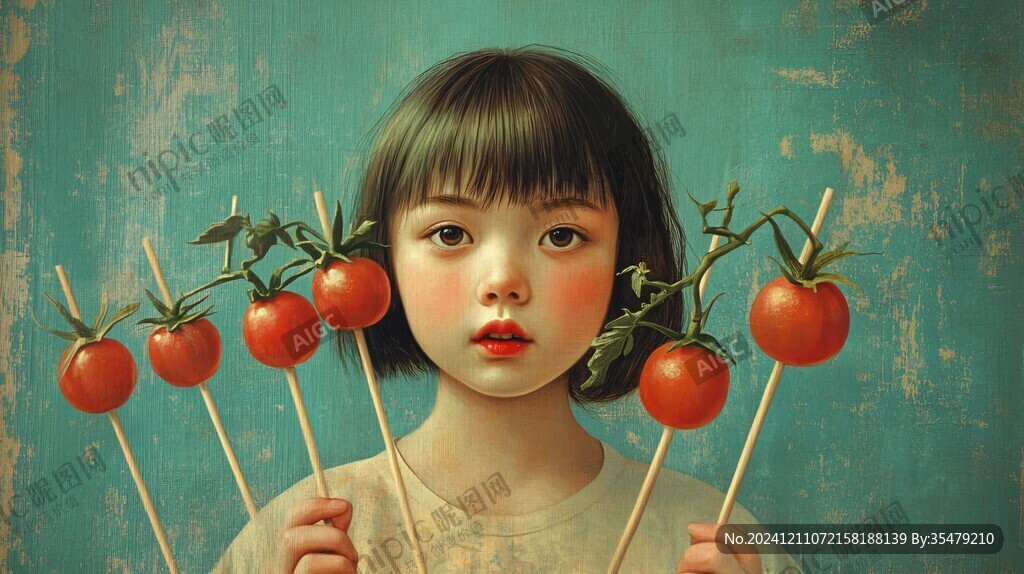 寫實(shí)人物插畫