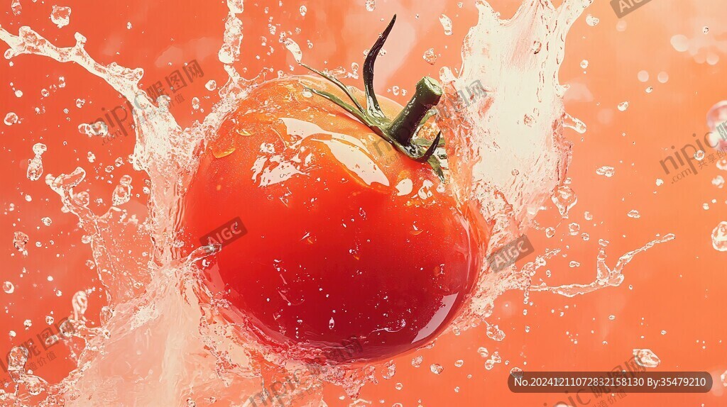 西紅柿水花