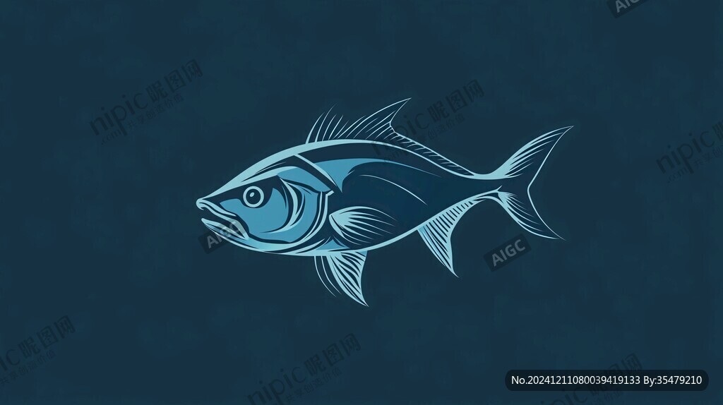 魚類logo設計