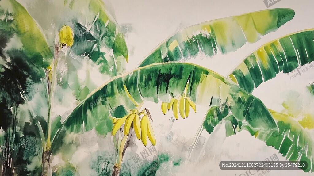 手繪小米蕉
