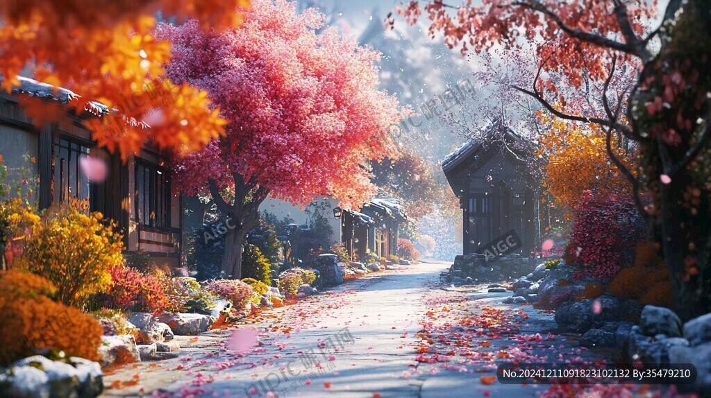 季節變幻場景