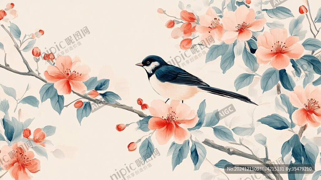 喜上眉梢插畫