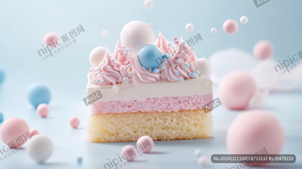 3d蛋糕元素