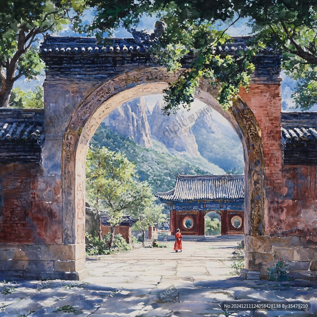 武當山插畫
