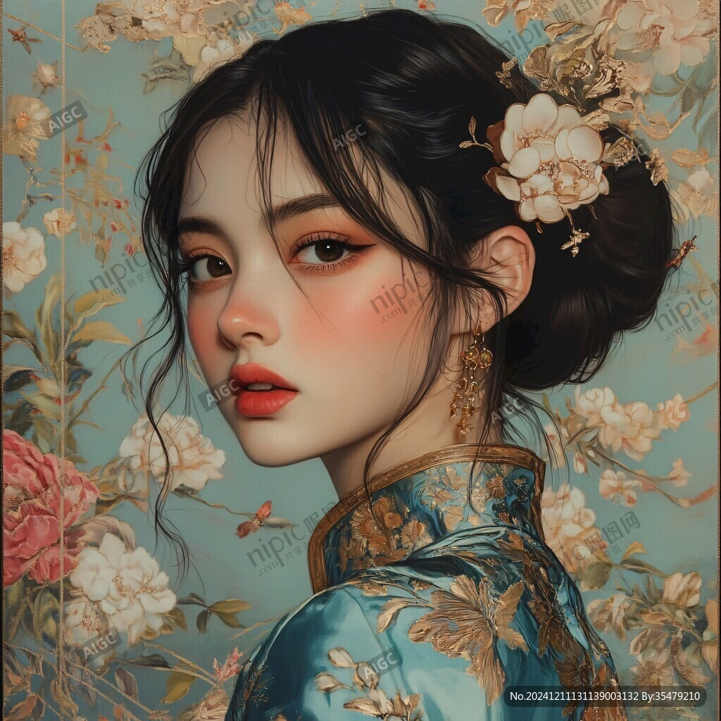 高級(jí)感女插畫
