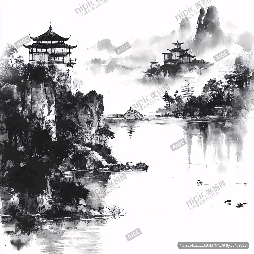 水墨城隍閣