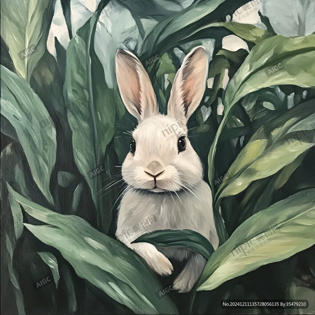 原創(chuàng)兔插畫
