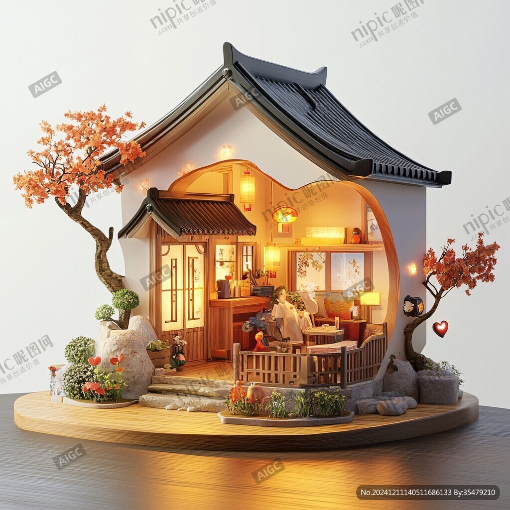 新中式小場(chǎng)景