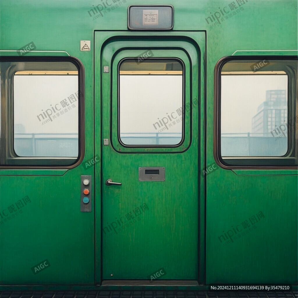 綠皮火車車門