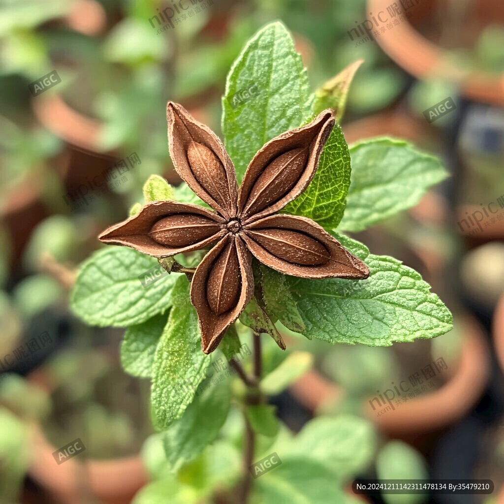 月季花葉片