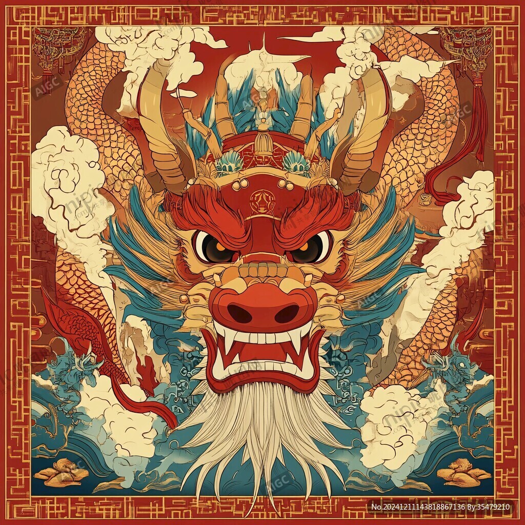 龍年文創(chuàng)插畫(huà)