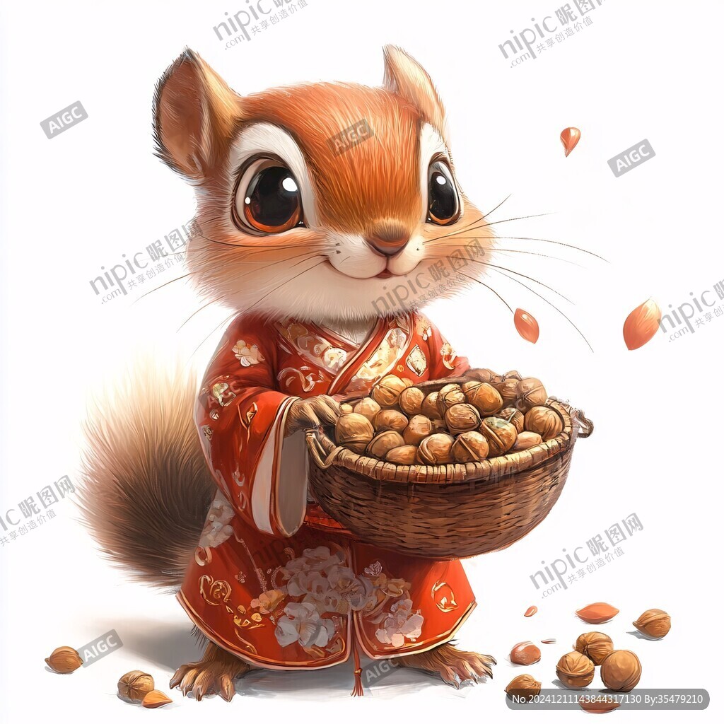 q版卡通松鼠