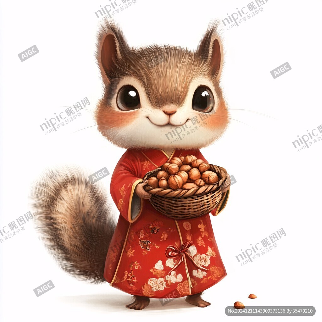 q版卡通松鼠