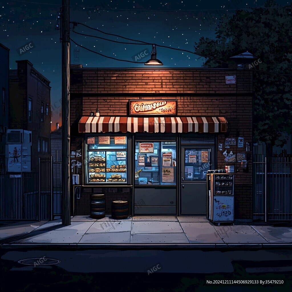 夜晚便利店