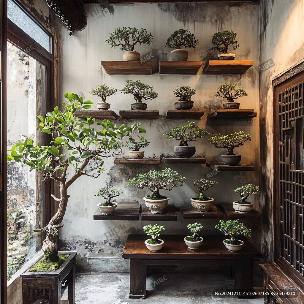 古街盆栽