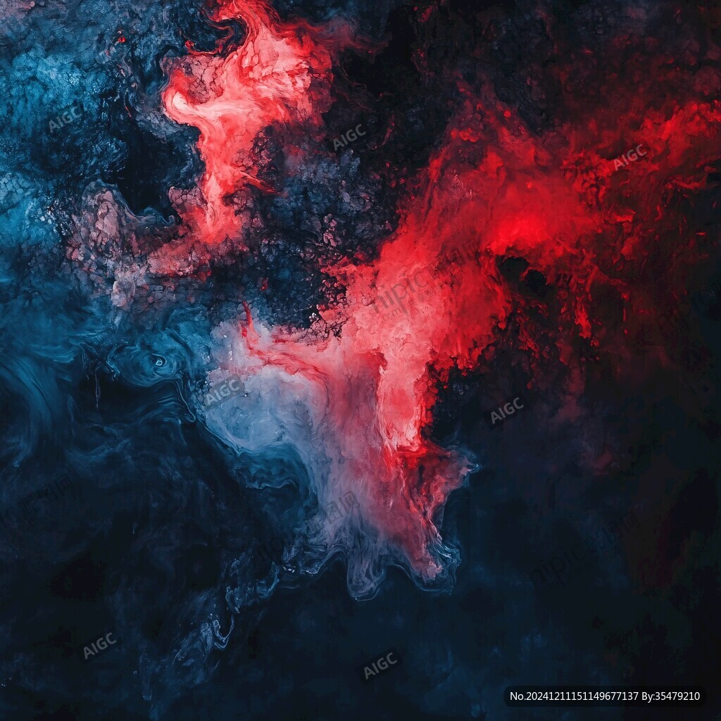 炫彩煙霧紋理背景