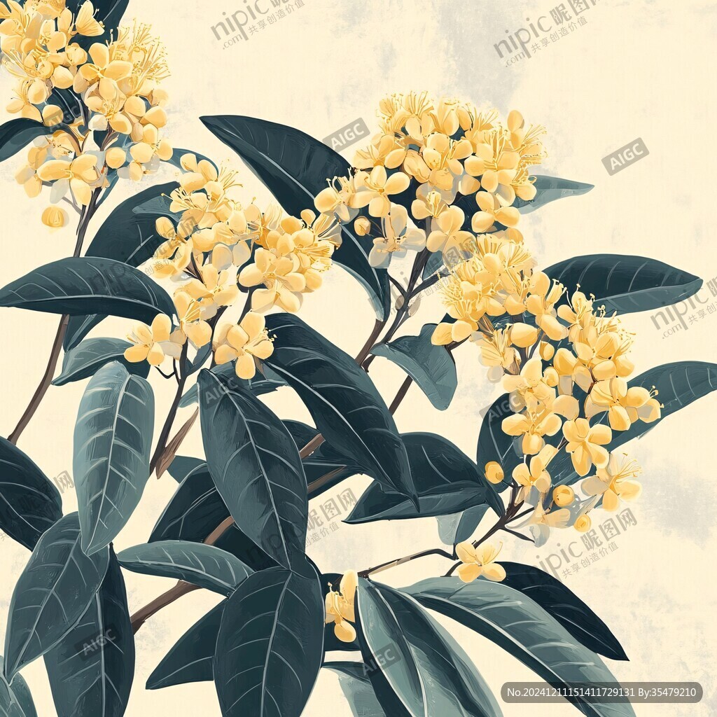 工筆桂花