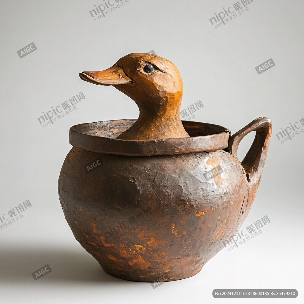 鴨型銅爐