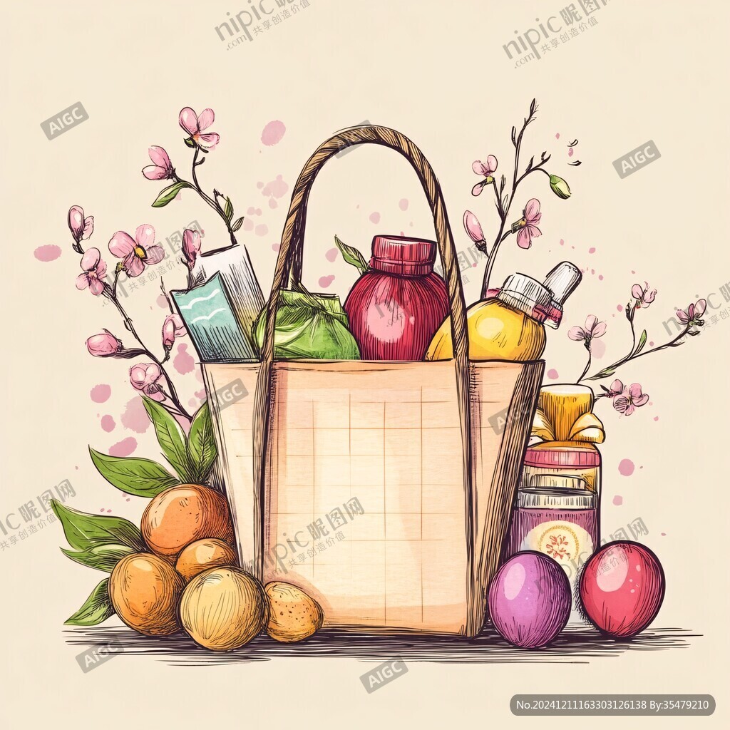 果籃插畫
