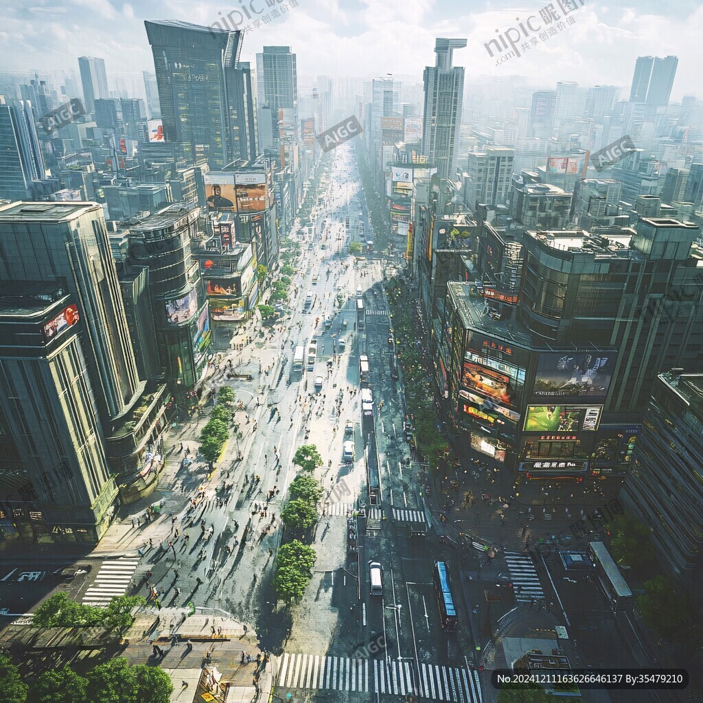 春熙路總府路全景