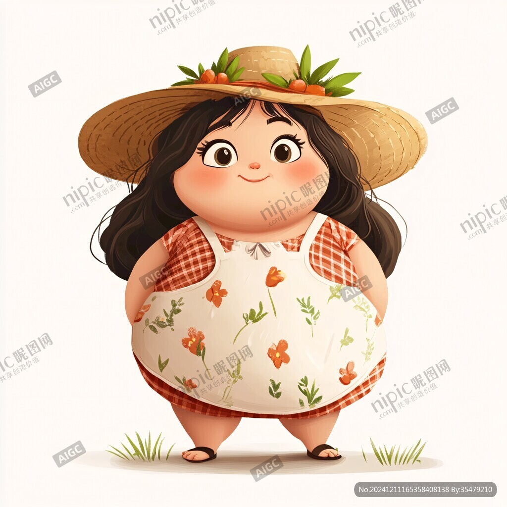卡通創(chuàng)意胖妞