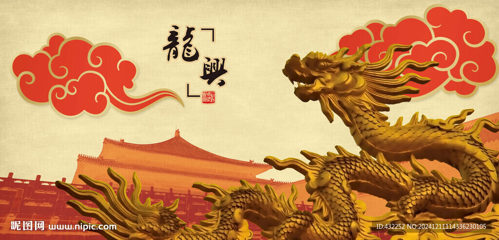 龍雕塑飛龍