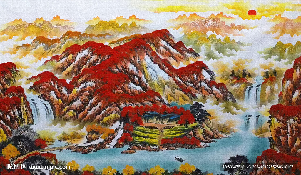 鴻運當頭國畫