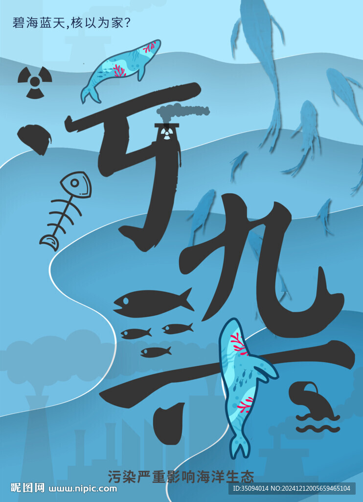 海洋污染海報(bào)