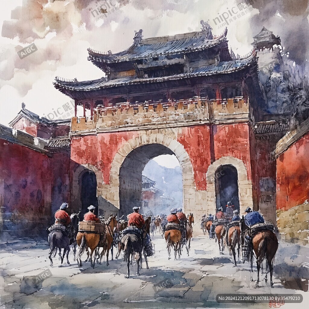 橫店水彩