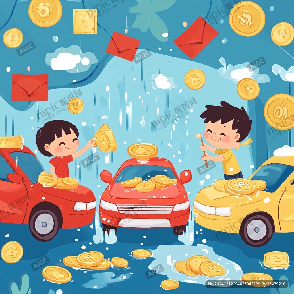 紅包雨財(cái)源滾滾